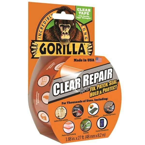 Gorilla Glue Gorilla  2 in. x 27 ft. 7 Mil Clear Repair Tape GO49963